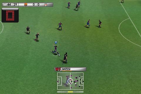 Pro Evolution Soccer 2010 iPhone,  screenshot 1